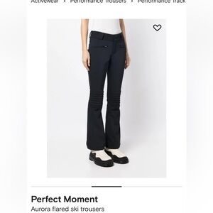 PERFECT MOMENT Aurora Flared Ski Pant in Black